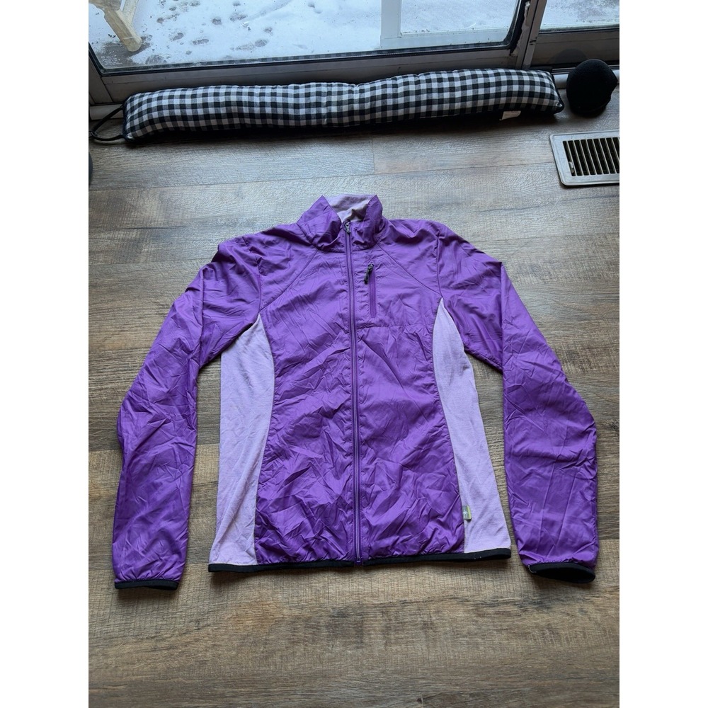 Smartwool Phd Full Zip Pullover Long Sleeve Merino Wool Women's Sz S Purple READ